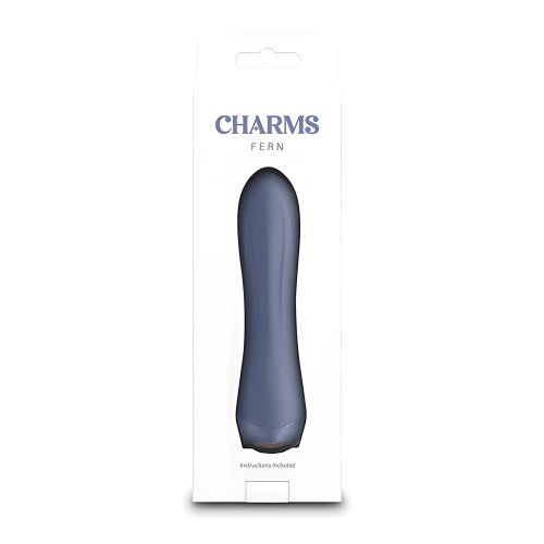 Charms Fern Vibrator - Gray