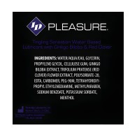 Lubricante Waterbased Tingling ID Pleasure - Frasco de 1 oz