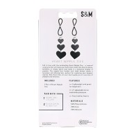 Sex & Mischief Heart Nipple Ties