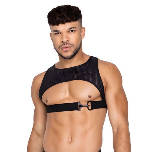 Master Harness w/Hook & Ring Closure Black XL