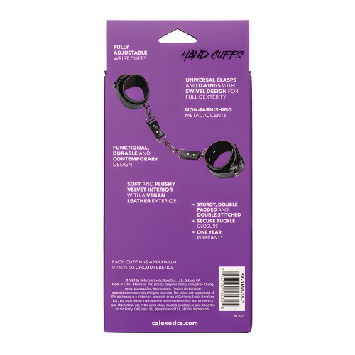 Euphoria Collection Hand Cuffs - Black