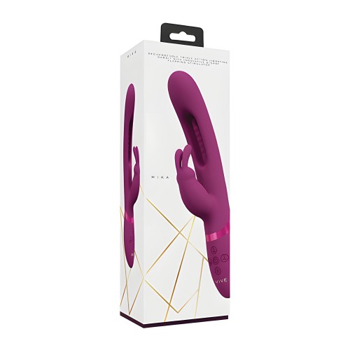 Shots Vive Mika Conejo Vibrador con Lengua Móvil - Rosa