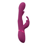 Shots Vive Mika Conejo Vibrador con Lengua Móvil - Rosa