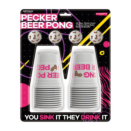 Juego de Beer Pong Pecker