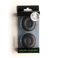 Sport Fucker Stacker Rings - Black