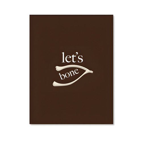 Tarjeta de Felicitación Bone para Ocasiones Divertidas