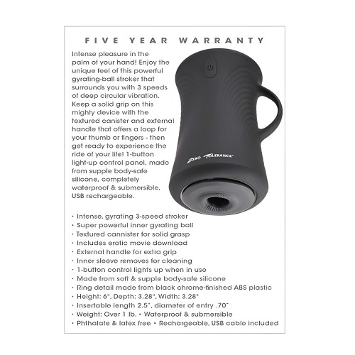 Zero Tolerance Gyro Stroke - Negro