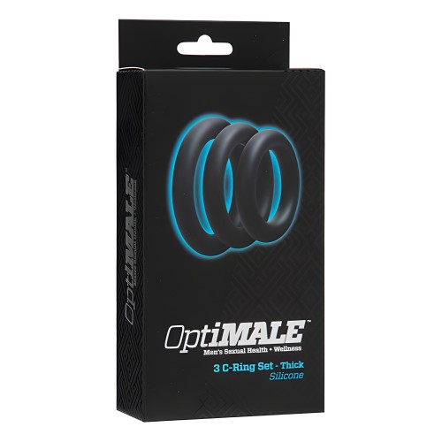 Kit de Anillos C OptiMale Thick - Negro