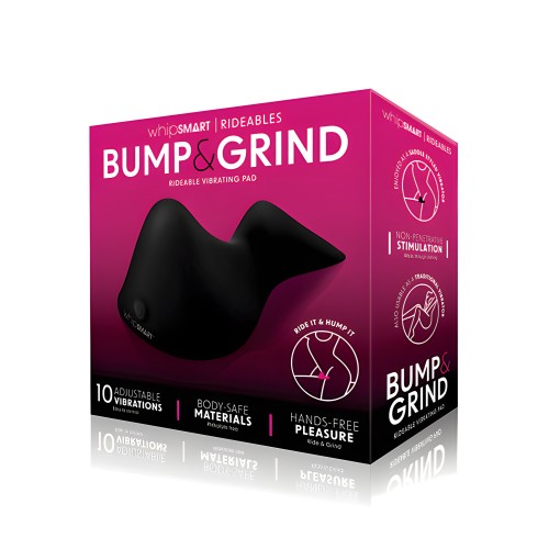 Whipsmart Rideables Bump & Grind Vibrating Pad - Black