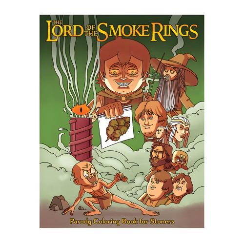 Wood Rocket The Lord of the Smoke Rings Coloring Book