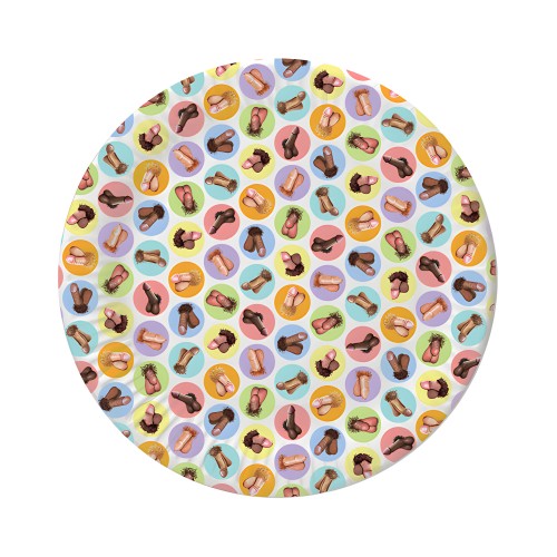 Platos Mini-Pene - Paquete de 8