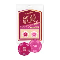 Juego de Dados Gay AF Lesbian Couples - Fucsia