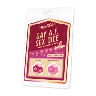 Juego de Dados Gay AF Lesbian Couples - Fucsia
