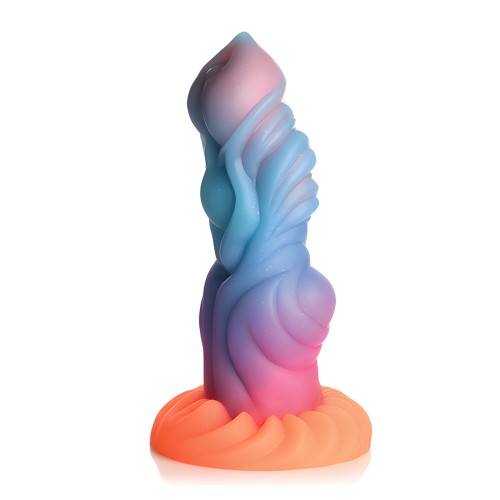 Glow-in-the-Dark Silicone Dildo - Multi-Color