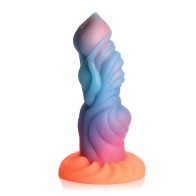 Glow-in-the-Dark Silicone Dildo - Multi-Color