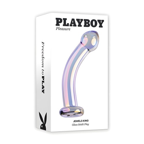 Dildo Playboy Pleasure Jewels King - Transparente