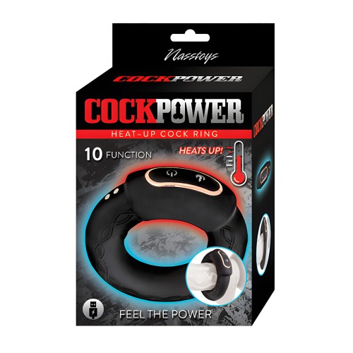 Cockpower Heat up Cock Ring - Black