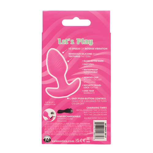 Cheeky Glow in the Dark Butt Plug