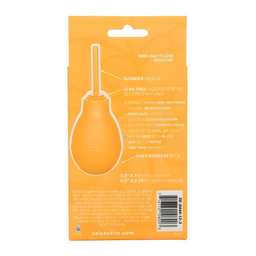 Cheeky One Way Flow Anal Douche - Orange