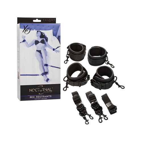 Nocturnal Bed Restraints - Black