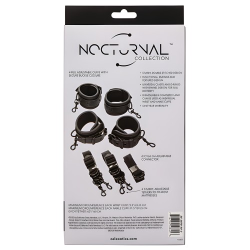 Nocturnal Bed Restraints - Black