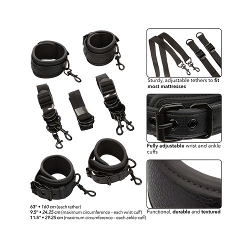 Nocturnal Bed Restraints - Black