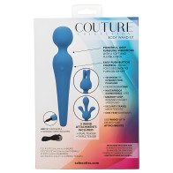 Couture Collection Body Wand Vibrator Kit - Blue
