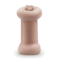 Indulgence Lace Up Crotchless Thong Red M/L