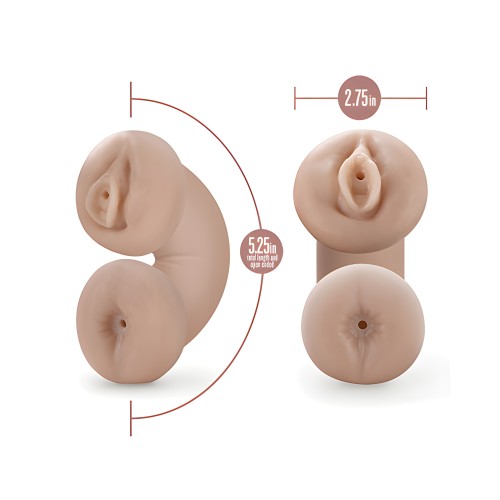 Indulgence Lace Up Crotchless Thong Red M/L