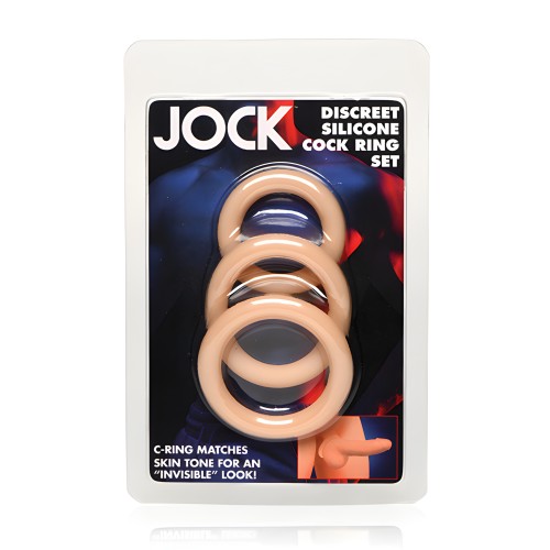 Curve Toys Jock Silicone Cock Ring Set