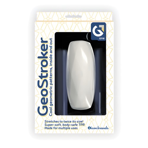 GeoStroker One 5" Ultra-Soft TPR Stroker - White
