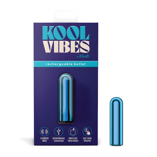 Mini Vibrador Recargable Blush Kool Vibes - Blueberry