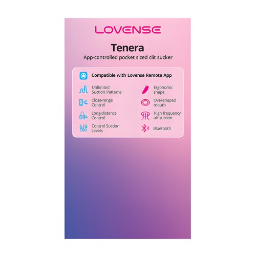Estimular Clitoriano de Succión Bluetooth Lovense Tenera 2