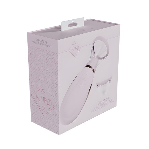 Pumped Enhance Bomba Recargable para Vulva y Senos - Rosa