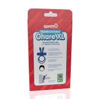 Screaming O Ohare Remote Controlled Vibrating Ring - XL Blue