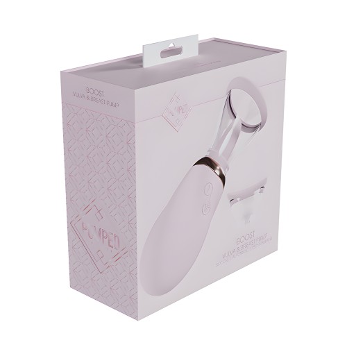 Shots Pumped Boost Rechargeable Vulva & Breast Pump - Pink