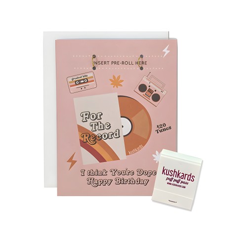 Tarjeta de Felicitación For The Record - Fósforos