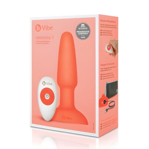 b-Vibe Rimming Plug 2 - Orange
