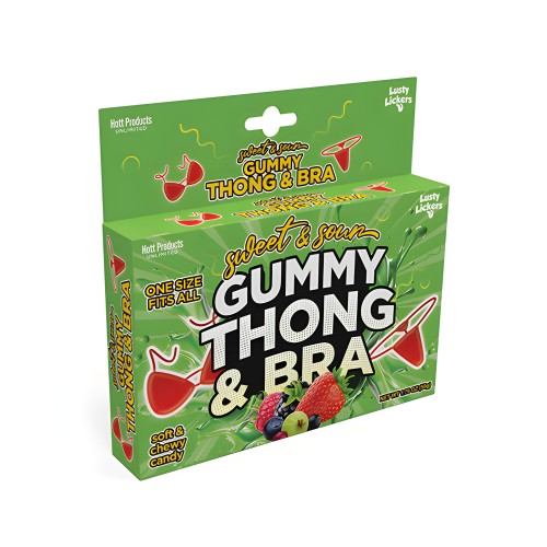 Tanga y Sujetador Gummy Sweet & Sour