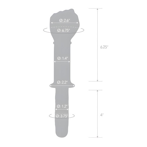 Glas 11" Fist Doble con Mango