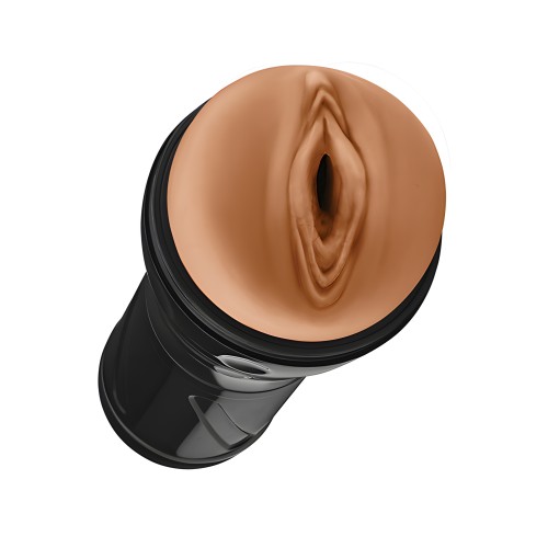 Forto V-20 Hard-Side Vagina Masturbator - Tan