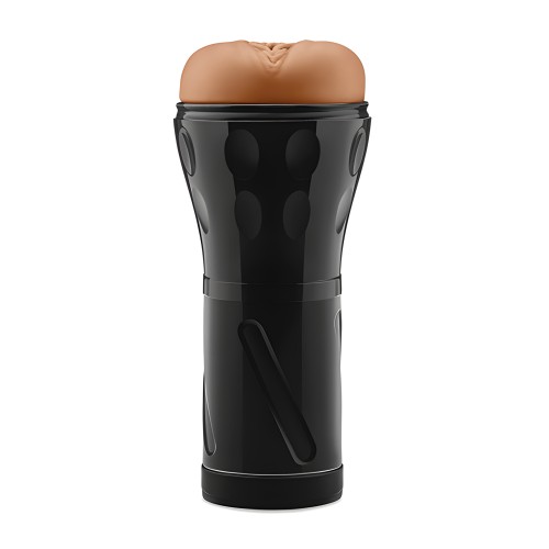 Forto V-20 Hard-Side Vagina Masturbator - Tan