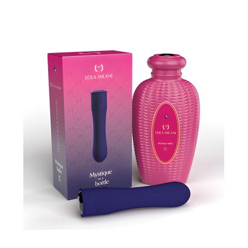 Lola Milani Mystique Bullet w/Pink Bottle - Dark Purple