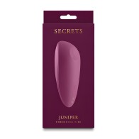 Vibrador Juniper Throbbing de Secrets - Rubí - Placer Potente