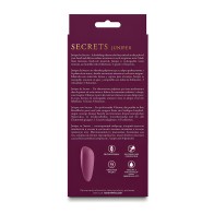 Vibrador Juniper Throbbing de Secrets - Rubí - Placer Potente