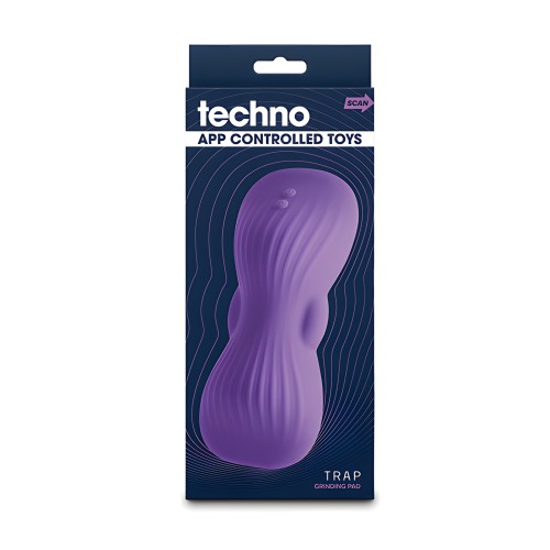 Techno Trap App Controlled Vibrating Pad - Purple