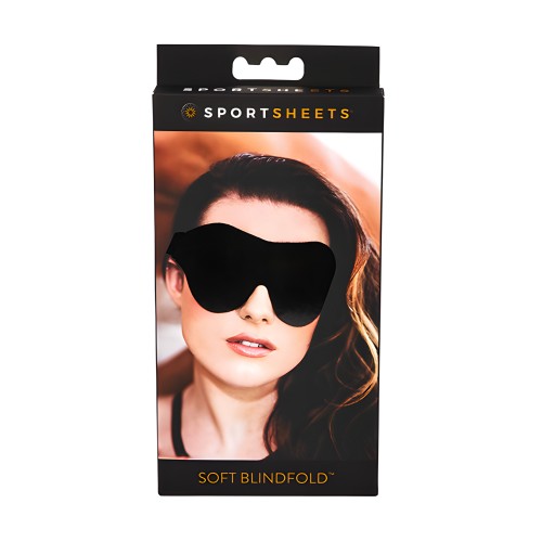 Sportsheets Soft Blindfold - Black