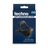 Anillo Vibrador Techno Strobe - Controlado por App