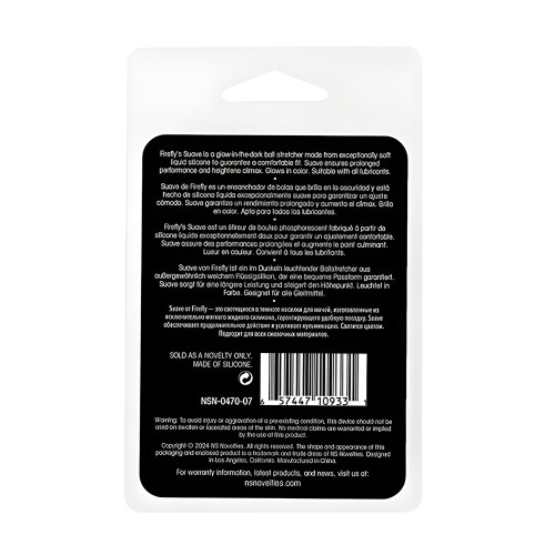 Firefly Stretch Ball Suave que Brilla en la Oscuridad - Azul