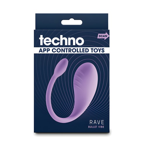 Techno Rave Vibrador Kegel Controlado por App